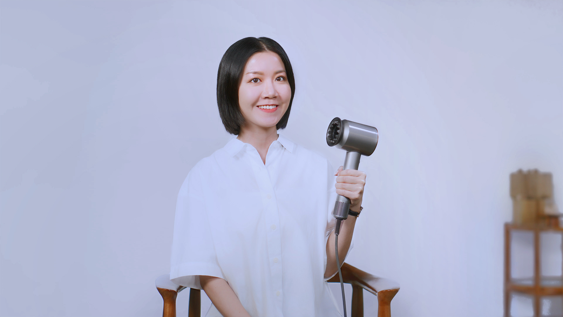 Увеличенное изображение окрашенных волос.