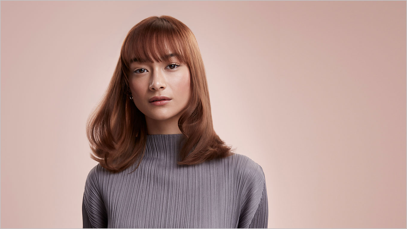 Images of models with finished styles.