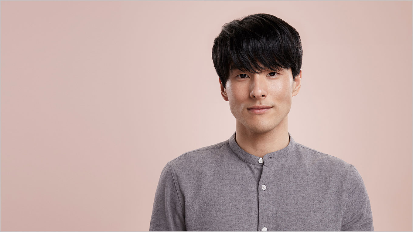 Images of models with finished styles.